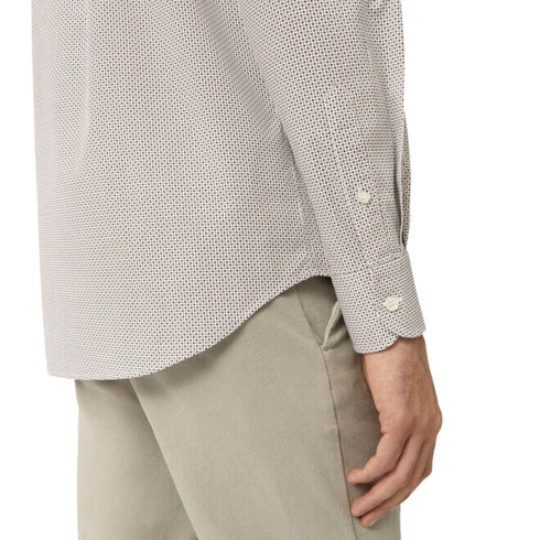 Harmont & Blaine Camicia casual Camicia Uomo con micromotivo Blu beige - Francavilla Moda